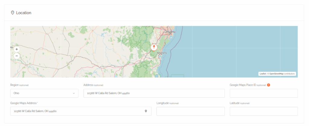 Range Reserve Location Module